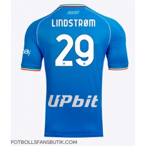 SSC Napoli Jesper Lindstrom #29 Replika Hemmatröja 2023-24 Kortärmad